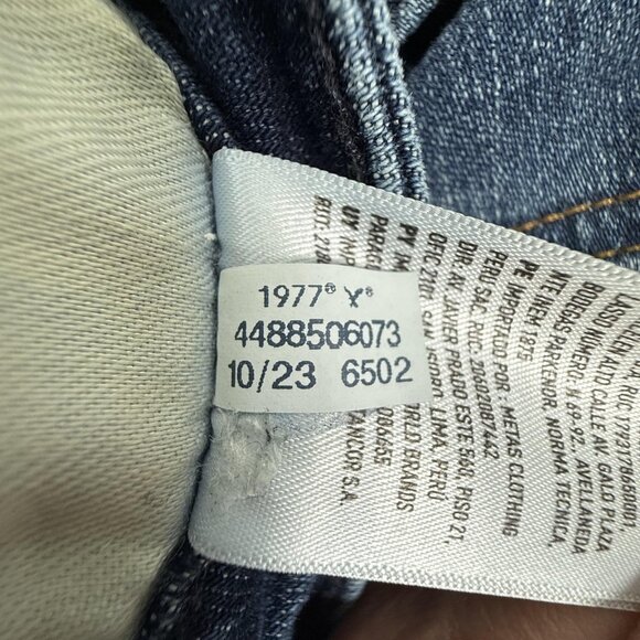 American Eagle AirFlex Jeans Mens 32x30 Original Bootcut Blue Distressed Stretch - Picture 7 of 10